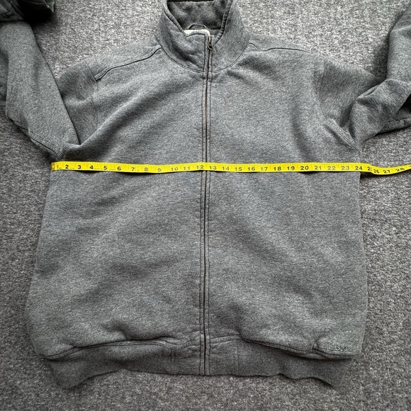 LL Bean Katahdin Iron Works Mens Large Regular Sherpa Lined Grey Full Zip - Picture 8 of 16